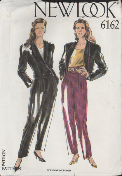 New Look 6162 Sewing Pattern, Pants, Size 8-18, Cut, Incomplete