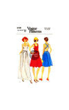 70s Halter Sundress in Two Lengths with Crossover Back Straps, Bust 31.5 (80 cm) or 32.5 (83 cm), Vogue 9158, Sewing Pattern Reproduction