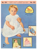 Patons 581 - 50s Knitting Patterns for Babies Instant Download PDF 20 pages