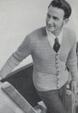 Patons & Baldwin's Knitting Book 399 - 40s Knitting Patterns for Men Instant Download PDF 20 pages