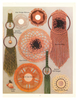 Macramé Things In Rings - Ring Based Macrame Projects Instant Download PDF 40 pages