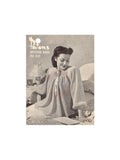 Patons No. 213 Vintage 40s Bed Jackets and Dressing Gowns Instant Download PDF 20 pages