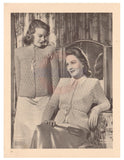 Patons No. 213 Vintage 40s Bed Jackets and Dressing Gowns Instant Download PDF 20 pages