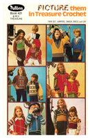 Patons 421 - 70s Knitting Patterns for Children's Twin Set, Jumpers/Sweaters, Smock, Dress and Cap Instant Download PDF 20 pages