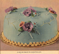 Cake Decorating Book - 50s Cake Making Instructions - Instant Download PDF 68 Pages
