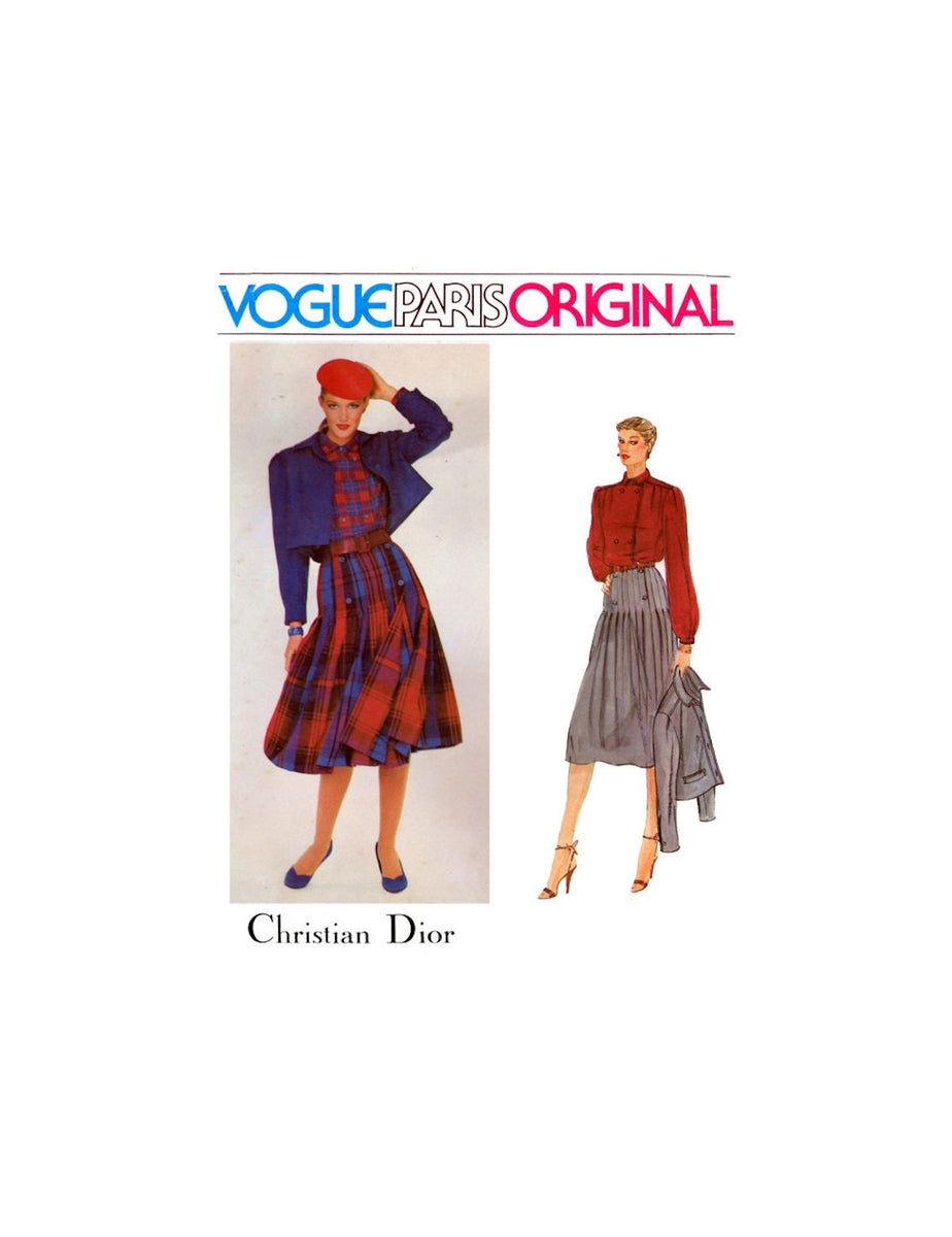 Buy Vogue V2823 Couture Jacket and Skirt, Sizes 8,10,12 Uncut and Factory  Folded, Please Read Description for Additional Details Online in India 