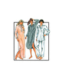 Style 4885 Nightshirt in Two Lengths and Pajamas, Uncut, Factory Folded Sewing Pattern Size 8-10