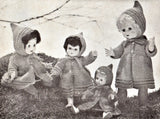 Patons Book No. C.12 - Vintage 50s - Knitting Patterns For Tea Cosies, Doll's Clothes and Toys Instant Download PDF 24 pages