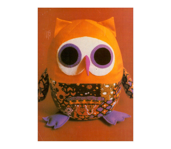 Toy Owl Pattern Instant Download PDF 2 pages