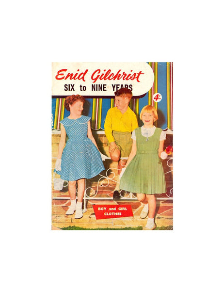 Enid Gilchrist Six to Nine Years - Drafting Book -  Instant Download PDF 52 pages