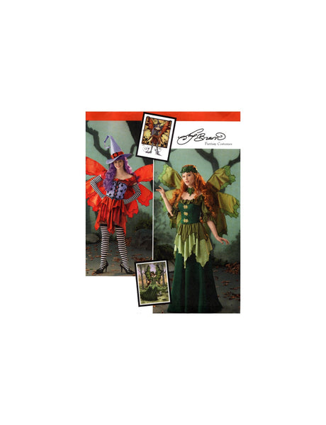 Simplicity 1550 Fantasy Costumes: Fairy and Hat in Three Sizes, Uncut, Factory Folded Sewing Pattern Multi Size 6-14