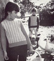 Patons 926 - Eight 70s Knitting Patterns for Boys and Girls Instant Download PDF 20 pages