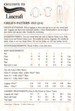 Lincraft 1013/1014 Unisex Adult / Teen or Child UVP Activewear: Long or Short Sleeve Tops, Leggings and Shorts, Uncut, F/Folded, Sewing Pattern Size XS-M