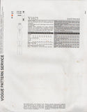 Vogue 1025 Sewing Pattern Dress Size 6-12 Uncut Factory Folded