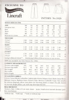 Lincraft 1026 Sewing Pattern, Jacket, Skirt, Top and Pants, Size 10-22, Uncut, Factory Folded