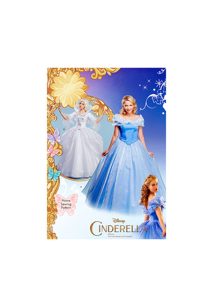 Simplicity 1026 Cinderella and Fairy Godmother Costumes, Uncut, Factory Folded Sewing Pattern Size 14-22