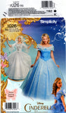 Simplicity 1026 Cinderella and Fairy Godmother Costumes, Uncut, Factory Folded Sewing Pattern Size 14-22