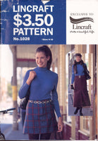 Lincraft 1028 Sewing Pattern Skirts and Belt Size 6-16 Uncut, Factory Folded