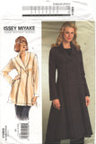 Vogue 1069 Issey Miyake Lined Jacket in Two Lengths, Uncut, F/Folded, Sewing Pattern Size 14-20