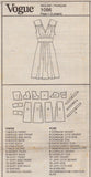 Vogue 1086 Sewing Pattern, Dress, Size 8-16, Cut, Incomplete