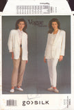 Vogue 1090 Sewing Pattern, Jacket & Pants, Size 12-14-16, Uncut, Factory Folded