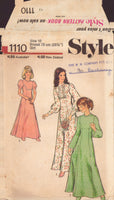 Style 1110 Sewing Pattern, Girls' Bridesmaid Dress, Size 10, Cut, Complete