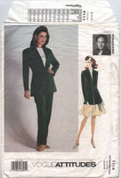 Vogue 1114 Carmelo Pomodoro Jacket, Skirt and Pants, Uncut, F/Folded, Sewing Pattern Size 12-16