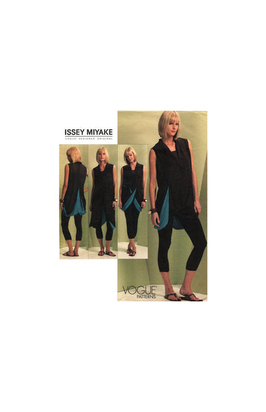 Vogue 1114 Issey Miyake Top and Leggings, Uncut, F/Folded Sewing Pattern Plus Size 16-22