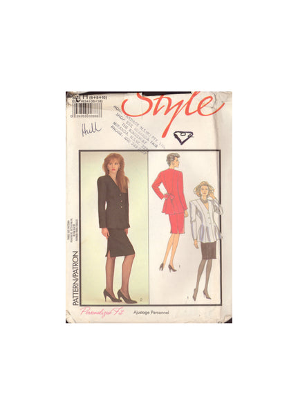 Style 1150 Sewing Pattern, Lined Jacket and Skirt, Size 6-8-10, Uncut, Factory Folded