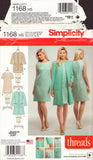 Simplicity 1168 Sewing Pattern, Dress & Coat or Jacket, Size 6-14, Uncut, Factory Folded
