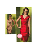 Vogue 1182 Cocktail Dress with Shawl Collar, Uncut, Factory Folded, Size 18-22