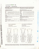 Vogue 1234 Sewing Pattern, Dress, Bust Size 32"-55", Cut Apart
