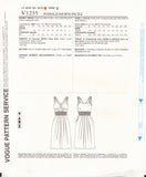 Vogue 1235 Sewing Pattern, Dress, Size 8-10-12-14, Cut, Complete