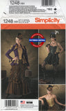 Simplicity 1248 Women's Steampunk Costumes, Uncut, Factory Folded, Various Sizes