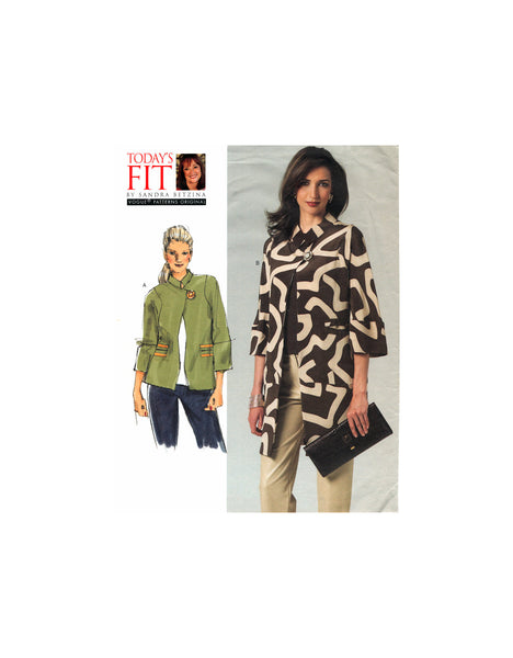 Vogue 1262 Sandra Betzina Loose Fitting Jacket, Uncut, F/Folded, Sewing Pattern Size 32-55