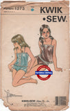 Kwik Sew 1273 Girls' Camisole and Panties, Uncut, Factory Folded Sewing Pattern Size 41-50 (104-127 cm)