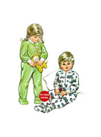 Kwik Sew 1283 Toddlers' Sleeper with Raglan Sleeves, Uncut, Factory Folded Sewing Pattern Height 31-40 (79-102)