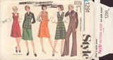 Style 1291 Sewing Pattern Pinafore, Cardigan, Skirt, Pants, Size 18, Uncut, Factory Folded