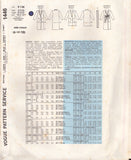 Vogue 1446 Sewing Pattern, Coat, Size 8-10-12, Neatly Cut, Complete