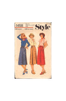 Style 1458 Sewing Pattern Skirt Size 10 Uncut Factory Folded