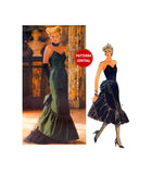 Vogue 1471 Strapless Evening Dress in Two Lengths, Uncut, Factory Folded, Size 8