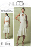 Vogue 1545 Rebecca Vallance Close Fitting, Lined Dress with Cut Out Detail, Uncut, F/Folded, Sewing Pattern Size 6-14