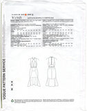 Vogue 1545 Rebecca Vallance Close Fitting, Lined Dress with Cut Out Detail, Uncut, F/Folded, Sewing Pattern Size 6-14