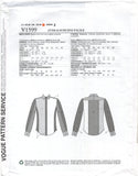 Vogue 1599 Koos van den Akker Men's Shirt, Uncut, F/Folded, Sewing Pattern Size 40-46