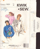 Kwik Sew 1631 Sewing Pattern, Tops, XS-S-M-L, Uncut, Factory Folded