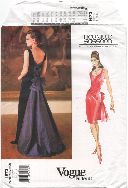 Vogue Special Design S-4707: 1950s Uncut Dress 32B VTG Sewing Pattern –  Vintage4me2