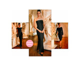 Vogue 1707 Fitted, Lined Evening Dress in Two Lengths, Uncut, Factory Folded, Size 12-16