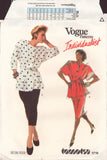Vogue 1710 Sewing Pattern, Top and Skirt, Size 8, Cut, Complete