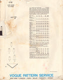 Vogue 1712 Sewing Pattern, Skirt and Shawl, Waist 30, Partially Cut, Incomplete