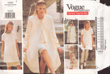 Vogue 1757 Sewing Pattern Maternity Coat, Dress, Tunic, Skirt & Pants, Size 12-14-16, Partially Cut, Complete